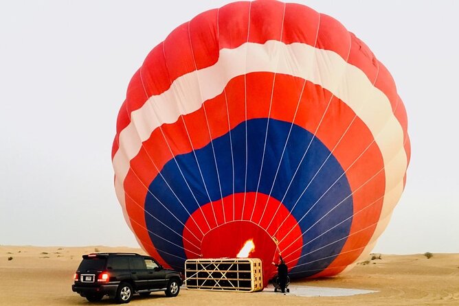 Adventure Hot Air Balloon with Buffet Breakfast & Falcon Show - Camel Ride and Short Horse Riding: Up-close, but inside the camp