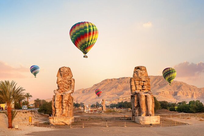 Adventure in Luxor with Hot Air Balloon - Luxor Temple: a strong ending with Ramses statues