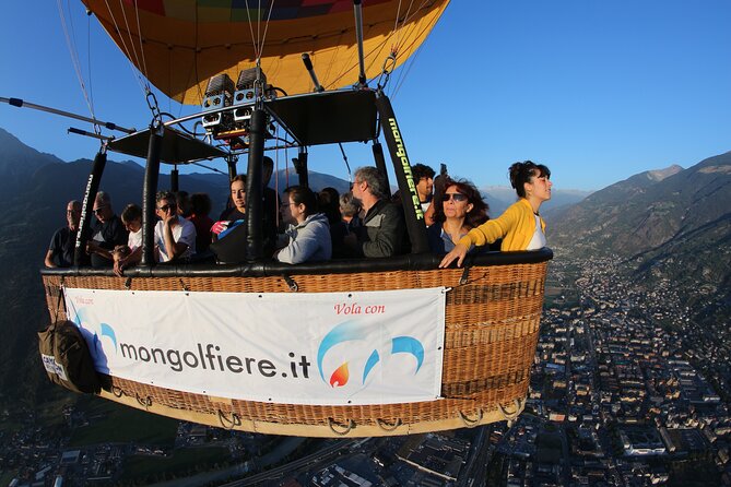 Aosta hot air balloon flight over the Alps with breathtaking views - The View: Mont Blanc to Matterhorn, With Real Context
