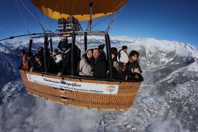 Aosta hot air balloon flight over the Alps with breathtaking views - The Photo Moment and the €25 Balloon Selfie Choice