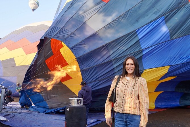 Balloon Flight + Breakfast in cave + Pick-up in Cdmx (Optional) - Landing Ceremony and Pilot Flight Certificates