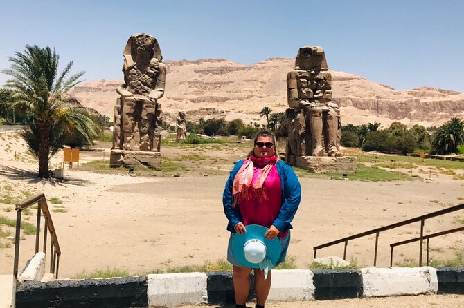 Best Of Luxor Sightseeing in 2-Days including Hot Air Balloon and Tours - Colossi of Memnon: a short stop with a big wow factor
