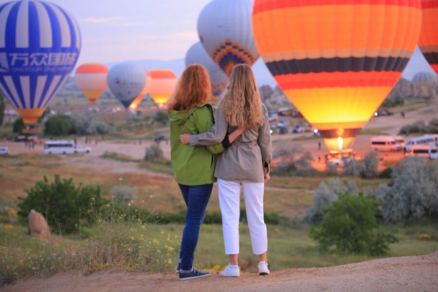 Cappadocia Hot Air Balloon Flight in Goreme Valley - Landing at 7:30-ish and the soft champagne celebration