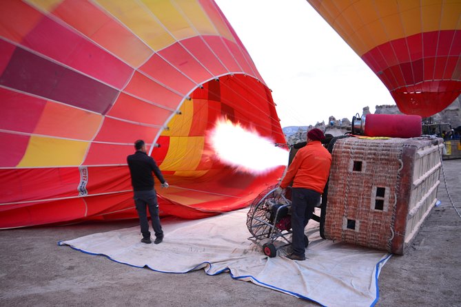 Cappadocia Jeep Safari with Hot Air Balloon Watch at Sunrise - Stop 1: Goreme National Park at the balloon launch site