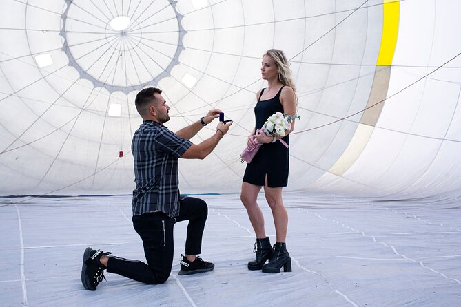 Crete: Semi-private Hot Air Balloon ride - Preflight setup: basket, balloon inflation, and the real safety briefing