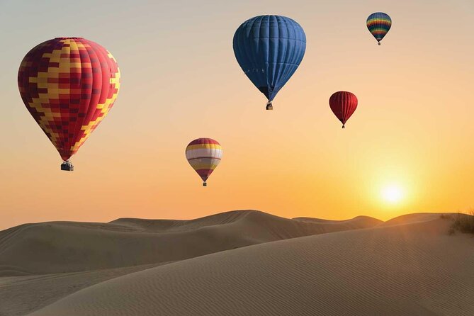 Dubai Desert By Hot Air Balloon With Falcon Show and Camel - Arabian Breakfast With Drink Pairings: Fuel for a Big Morning