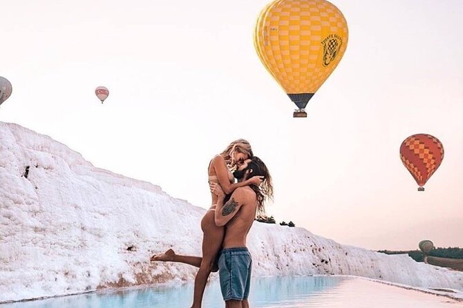 From Fethiye Pamukkale Day Trip w/Hot Aİr Balloon Ride & Lunch - Pamukkale White Terraces and Thermal Pools: Your Best 3 Hours
