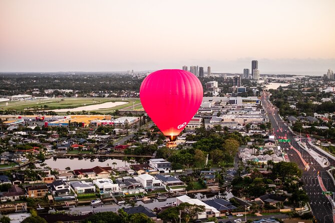 Gold Coast Hot Air Balloon Flight - City or hinterland: how wind chooses your view
