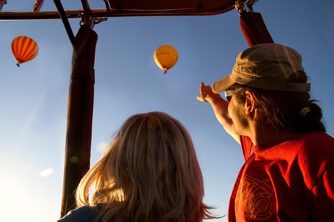 Gold Coast Hot Air Balloon + Winery Breakfast + Return Transfers - Sunrise hot-air ballooning over the Gold Coast hinterland