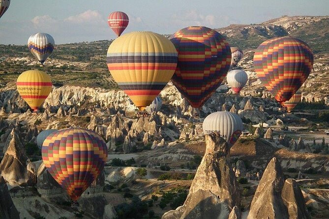 Goreme Hot Air Balloon Tour: Sunrise Flight Over Cappadocia - Paşabağları (Monks Valley / Priests’ Valley): the aerial view of dramatic rock pillars