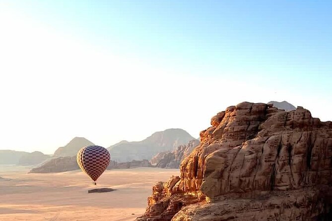 Hot Air Balloon Flight at Wadi Rum - Wadi Rum from above: the protected desert details