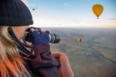 Hot Air Balloon Flight Brisbane with Vineyard Breakfast - The 30-minute balloon flight: panoramic views and the 360-degree effect