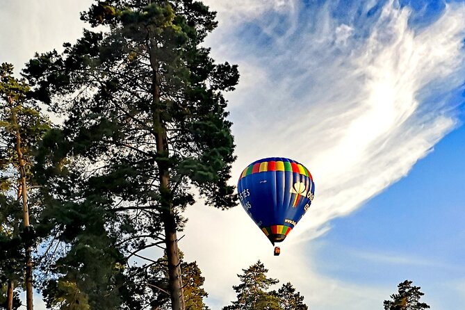 Hot air balloon flight over Vilnius or Trakai in Lithuania - What the Flight Looks Like Over Vilnius Old Town