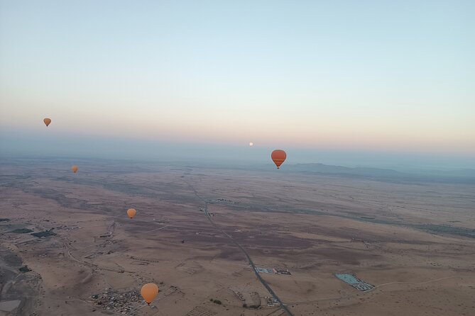 Hot air balloon flight to Marrakech in a small group. Breakfast - The 5:30am Start: When Marrakech Feels Like It’s Yours Alone