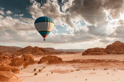 Hot Air Balloon Ride in Dubai - Pickup by air-conditioned vehicle and the small-group feel
