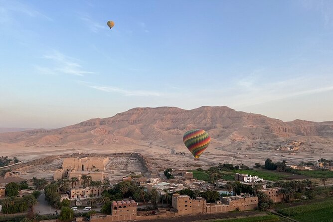 Hot air balloon ride in Luxor with hotel delivery service - Seeing Hatshepsut’s Temple From Above Like a Single Monument