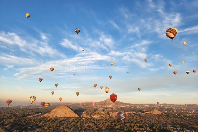 Hot Air Balloon Ride Over Teotihuacan With Guided Tour And Cave - Breakfast, coffee/tea, water: the early-morning logistics done right