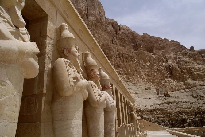 Hot-air Balloon ride, Visit the Kings Valley, Hatshepsut temple, - Colossi of Memnon: a quick, iconic checkpoint