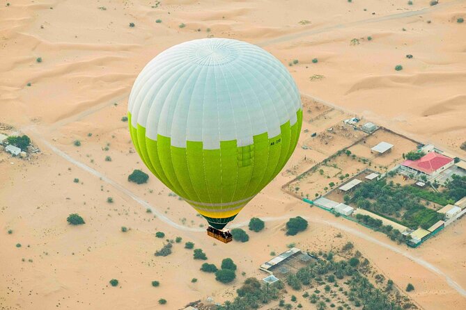 Hot Air Balloon Ride with Pickup and Drop off - Dubai Desert Conservation Reserve: dunes, Hajar Mountains, and big sky time