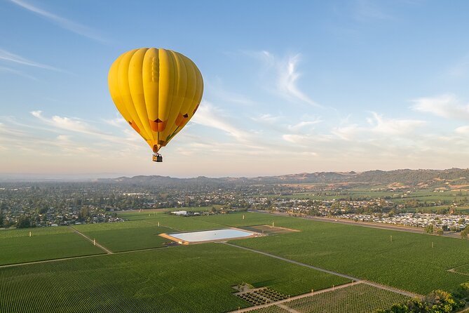 Hot Air Balloon Rides in Napa Valley - How High You Go and What You’ll See Over Napa Valley or Sonoma