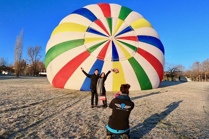 Hot Air Balloon with Champagne, Optional Photos,Video & Breakfast - Hot air balloon over Vic: the early-morning plan