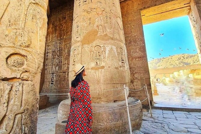 luxor west bank half day tour with Hot air Balloon over luxor - Temple of Hatshepsut at Deir el Bahari