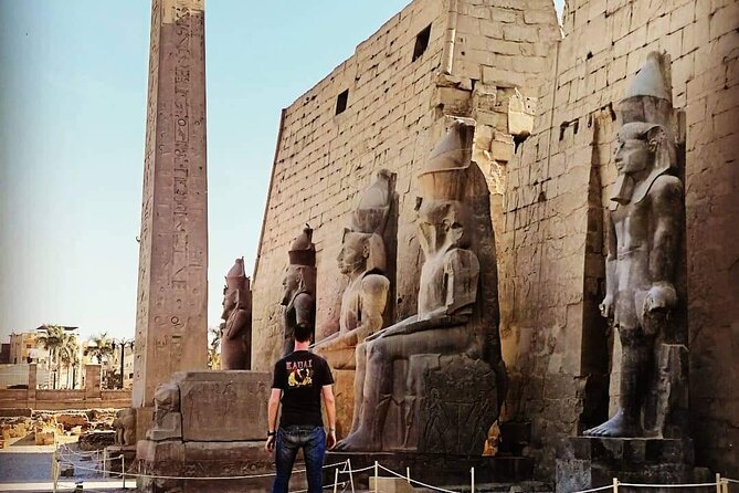 luxor west bank half day tour with Hot air Balloon over luxor - Colossi of Memnon: A Quick Stop With Giant Impact