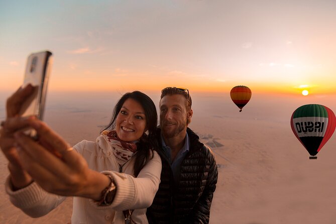 Luxury Hot Air Balloon, Land Rover Defender & Michelin Breakfast - Sunrise Ballooning Over Dubai’s Desert Reserve (Not Just a Pretty Photo)