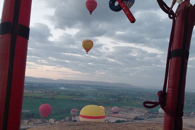 Luxury Hot Air Balloon Ride Over Luxor - Watching the Crew Work Before You Lift Off