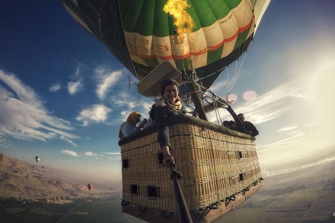 Luxury Hot Air Balloon Riding in Luxor - 5:30am pickup and the Nile motorboat start