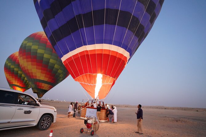 Magical Hot Air Balloon In Dubai - Bedouin camp breakfast: coffee, kava, dates, and Margham Desert sunrise views