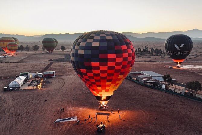 Marrakech: Hot Air Balloon at Sunrise - Marrakech at dawn from a hot air balloon