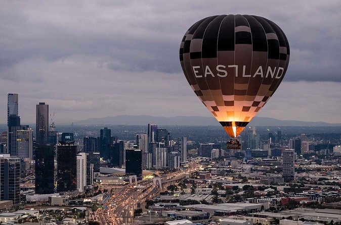 Melbourne sunrise balloon flight only - Melbourne Central stop: a handy waypoint on the ground
