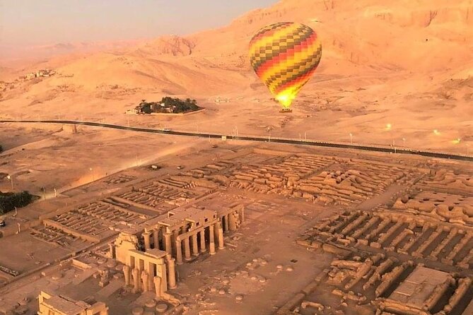 Over Night tour to Luxor Valley of the Kings & Hot Air Balloon - Hurghada - Colossi of Memnon: the statues still doing their job after 3,400 years