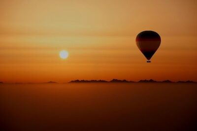 Overnight Safari and Sunrise Hot-Air Balloon Ride - The Dubai Desert Conservation Reserve drive in a vintage Land Rover