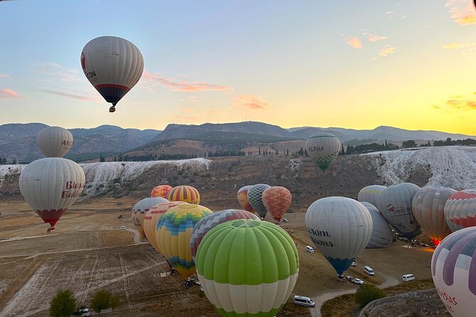 Pamukkale : Hot Air Balloon Sunrise Flight w/Transfer - The 1-Hour Flight: Travertines and Hierapolis From Above
