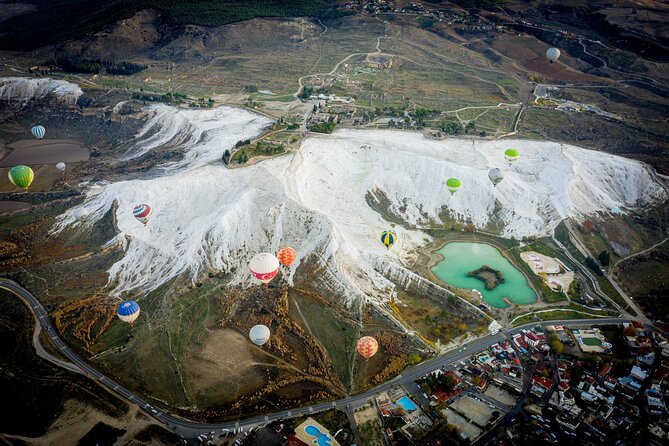 Pamukkale Sunrise Hot Air Balloon Experience from Antalya - Outside Pamukkale: watching balloons get ready (and grabbing your photos)