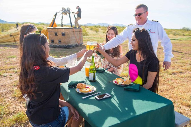 Phoenix Afternoon Hot Air Balloon Ride with Bubbly + Charcuterie - Common bumps to know about before you go