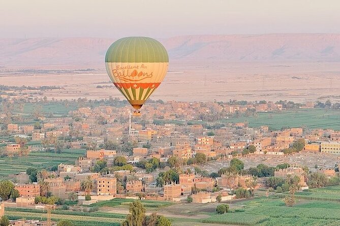 Private Full day tour to Luxor From Hurghada with hot air balloon - The balloon: sunrise views over Luxor from about 600 meters