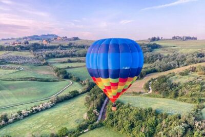 Private Hot Air Balloon ride in Tuscany countryside from Chianti - One hour over Chianti: vineyards, olive groves, and the big sky view