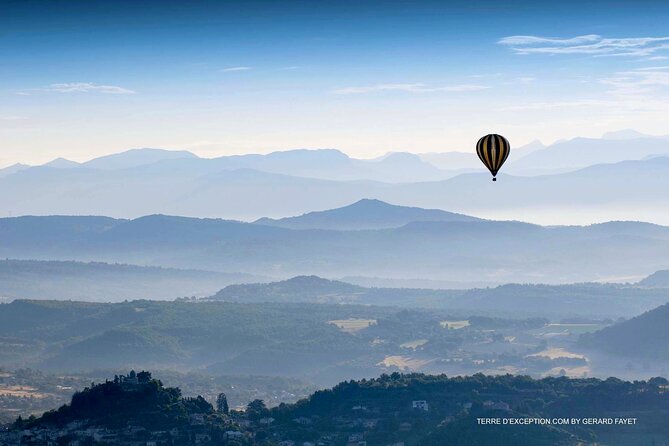 Provence Hot-Air Balloon Ride from Forcalquier - Landing and the toast des Aéronautes: the best kind of party