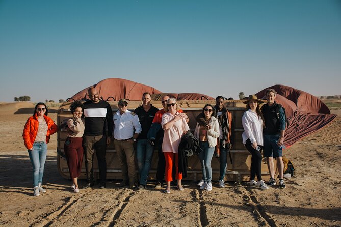 RAK Hot Air Balloon Flight - The ride back: off-road transfer in an air-conditioned all-terrain vehicle