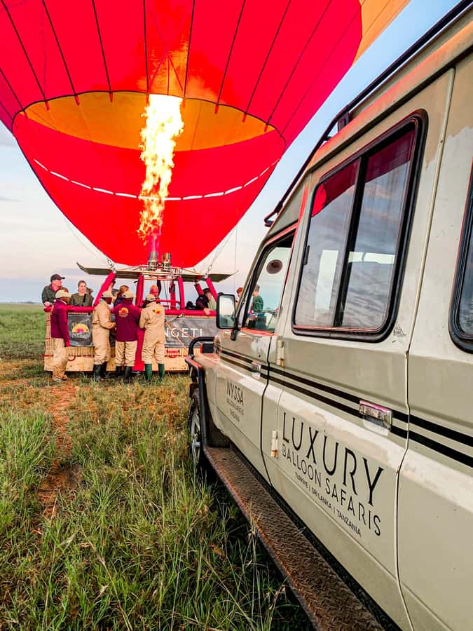 Serengeti Balloon Ride and Luxury Bush Breakfast - Photography, binoculars, and what to bring (so you don’t fight your gear)