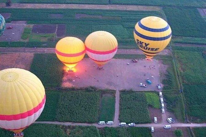 Sunrise Hot Air Balloon Ride in Luxor, Egypt - VIP - Queen Hatshepsut’s Temple and the west bank shapes