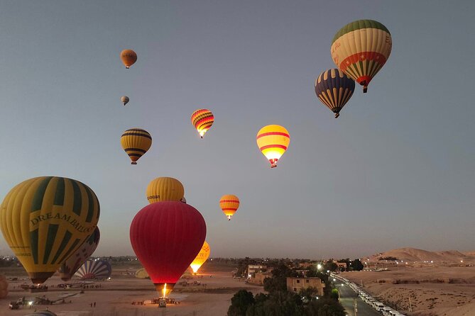 Sunrise Hot Air Balloon Ride over Luxor West Bank - Spotting the West Bank Sights From the Basket