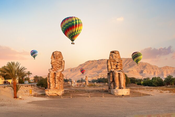 Sunrise Hot Air Balloon Tour from Luxor - AC Van Transfers and the West Bank Motorboat Crossing