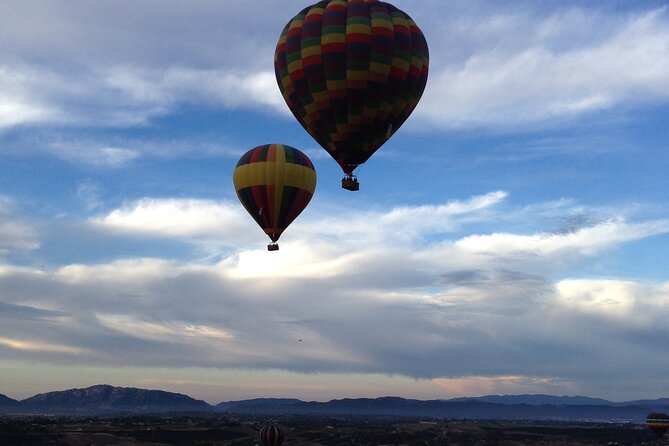 Temecula Shared Hot Air Balloon Flight - Temecula wine country from above, at the exact right hour