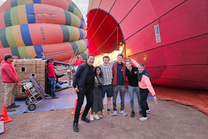 Unforgettable Hot Air Balloon Ride Over the City of the Gods - The Landing Moment and the Toast