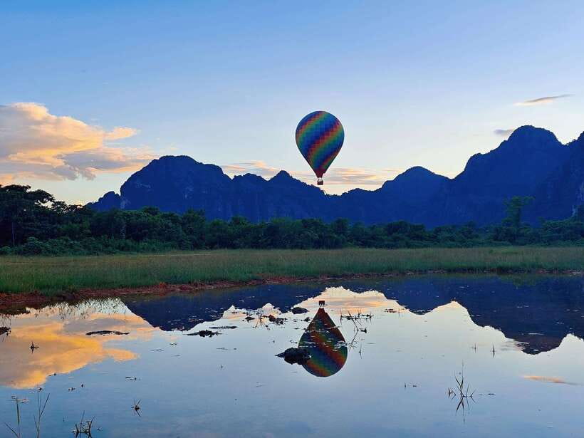 Vang Vieng: Hot Air Balloon and Go Kart Ride - Hotel pickup by tuk-tuk: how the day usually flows