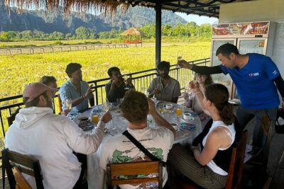 Vang Vieng Laos Hot Air Balloon Adventure Tour - Oasis Hot Air Balloon and your hour on the clock